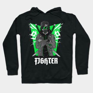 Green Fighter Hoodie